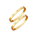 Pulseira Essenza Premium | Em Aço Titânio 18K com Zircônias