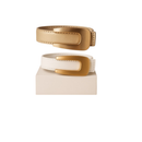 Cinto Feminino Elegance Oval™ – Fivela Dourada Fosca