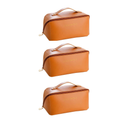 Necessaire Feminina Premium em Couro PU | Organizadora de Maquiagem para Viagem