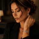 Bracelete Prego Feminino em Aço Inoxidável Luxo | Loja Celinea