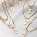 Colar Riviera com Letra Inicial em Zircônia | Semijoia Banhada a Ouro 18K - Loja Celinea