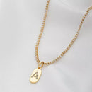 Colar Riviera com Letra Inicial em Zircônia | Semijoia Banhada a Ouro 18K - Loja Celinea