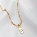 Colar Riviera com Letra Inicial em Zircônia | Semijoia Banhada a Ouro 18K - Loja Celinea