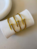 Bracelete Prego Feminino em Aço Inoxidável Luxo | Loja Celinea