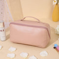 Necessaire Feminina Premium em Couro PU | Organizadora de Maquiagem para Viagem