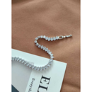 Bracelete de zircônia cúbica banho com verniz com fecho de relógio
