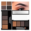 Paleta de Sombra para Sobrancelhas Ruby Rose Trio HB9354 com Primer e Pincel Duo