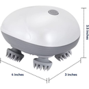 Massageador elétrico portátil pequeno de cabeça, ombro e pescoço-envio imediato