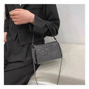 Bolsa Feminina de Festa com Strass e Glitter – com Alça Corrente