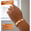 Pulseiras de Cobre Puro 100% Artesanal Ajustável – Elegante e Confortável
