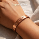 Pulseiras de Cobre Puro 100% Artesanal Ajustável – Elegante e Confortável