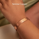 Pulseiras de Cobre Puro 100% Artesanal Ajustável – Elegante e Confortável