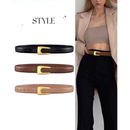 CINTO FEMININO FIVELA DOURADA AÇO ESCOVADO ACESSÓRIO DA MODA-