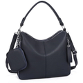 Bolsa Mochila Feminina Grande 3 em 1 Celinea® em Couro PU – Ombro e Transversal