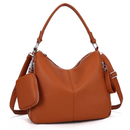 Bolsa Mochila Feminina Grande 3 em 1 Celinea® em Couro PU – Ombro e Transversal