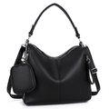 Bolsa Mochila Feminina Grande 3 em 1 Celinea® em Couro PU – Ombro e Transversal