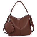 Bolsa Mochila Feminina Grande 3 em 1 Celinea® em Couro PU – Ombro e Transversal