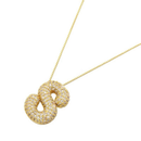 Colar de Letra Inicial Cravejado em Zircônias Banhado a Ouro 18K