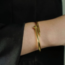 Bracelete Pulseira Prego de Aço inoxidável Prata ou Dourado Acessórios Femininos Moda Virginia