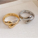 Pulseira Feminina Gota Brilhante – Dourado/Prata – Acessório de Luxo