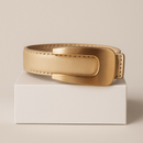 Cinto Feminino Elegance Oval™ – Fivela Dourada Fosca