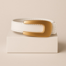 CINTO FEMININO FIVELA DOURADA AÇO ESCOVADO ACESSÓRIO DA MODA-